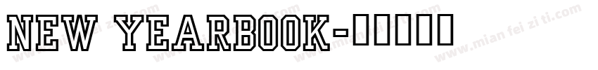New Yearbook字体转换